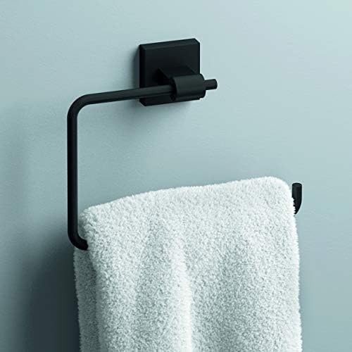 Franklin Brass Maxted Towel Ring Matte Black