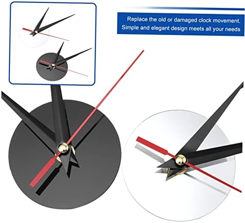 2-Pack Replacement Parts for Wall Clocks - Precision quartz clock hands