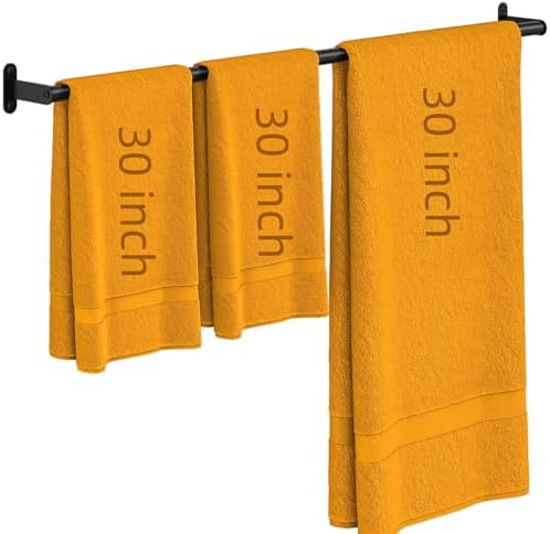 JUYSON 30-Inch Matte Black Towel Bar