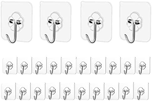 Sturdy Adhesive Hook Set for Kitchen Bathroom Use