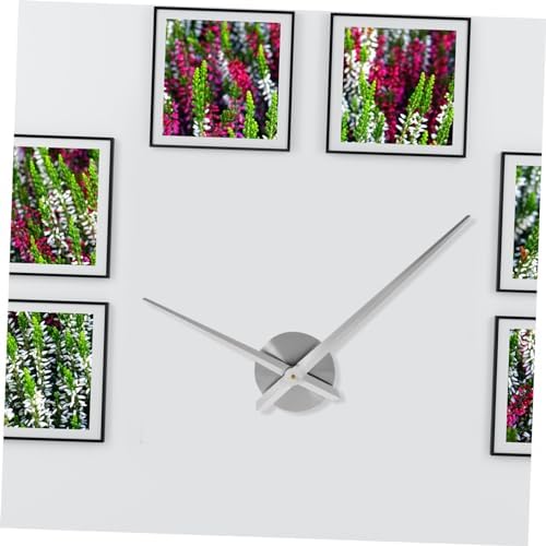 STOBAZA DIY Battery Operated Wall Clock Movement with Silver Metal Hands