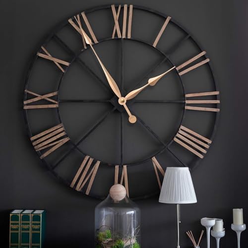 Precise 12 Gold-Plated Wall Clock Kit with Easy Installation