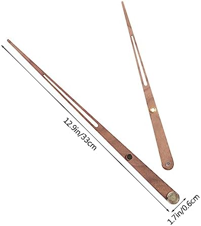 Wooden Wall Clock Pointer Set 12-Tip Vase Modern DIY Clock Replacement