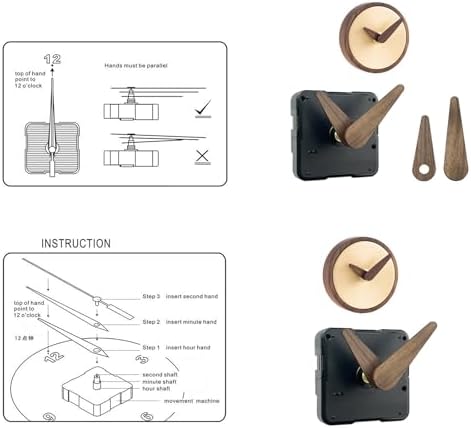 Handcrafted Wall Clock Mechanism with Precision and Beauty