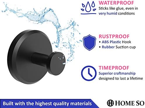 Simple 4-Pack Suction Cup Hooks Perfect for Showers More