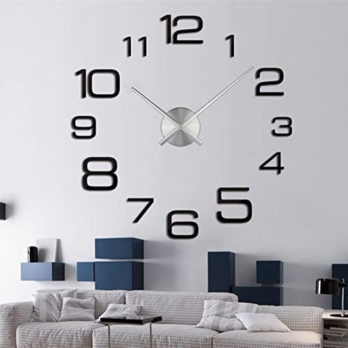 Sturdy Metal Wall Clock with Quiet Movement