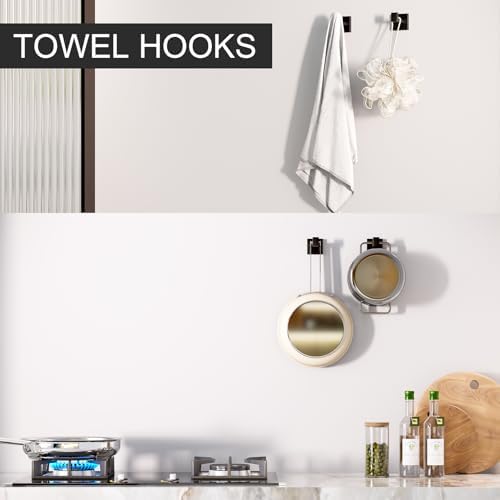 Matte Black 5-Piece Bathroom Accessories Set Durable SUS304 Steel