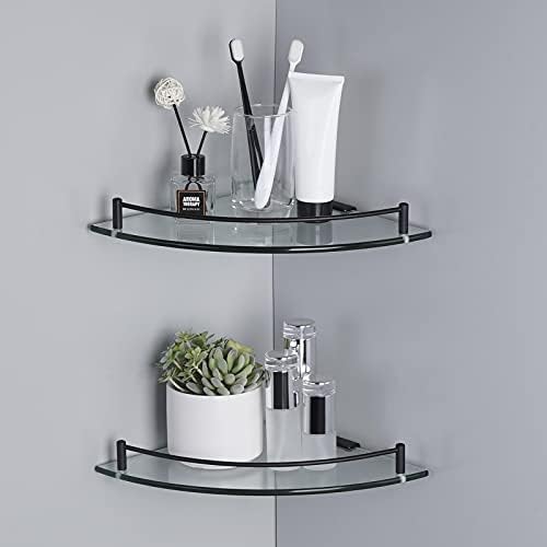 KES Tempered Glass Shelf Stainless Steel