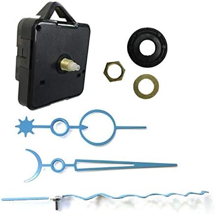 10 Piece Clock Movement Parts Kit - Silent Wall Clock Repair