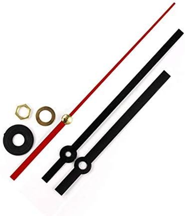 Black Hook-Operated Wall Clock Movement Replacement Part