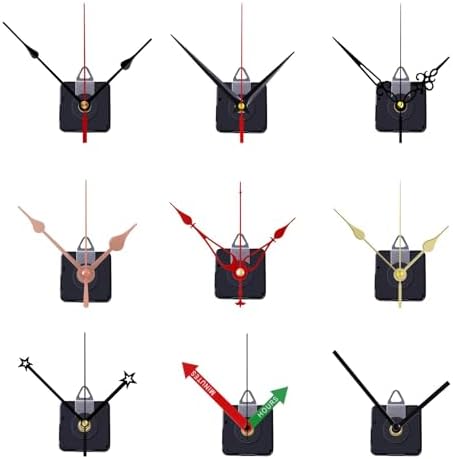 EMOOM Clock Repair Kit 12PCS Replacement Set for Silent Motor Clocks