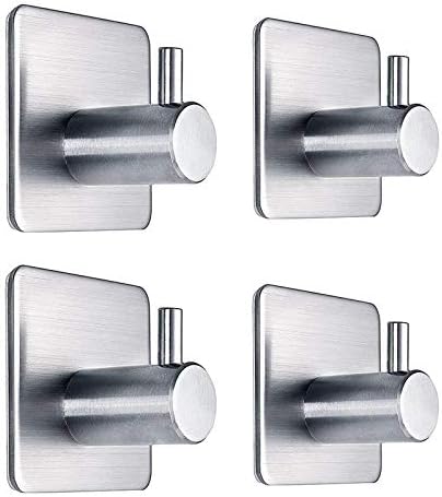 Sturdy Durable Adhesive Hooks for Bathroom Bedroom Storage