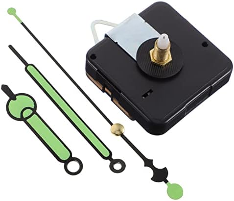 Silent Plastic Clock Movement Kit with Luminous Hands for DIY Clocks