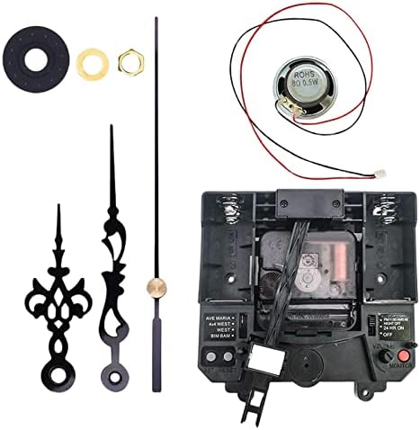 Milageto Quartz Clock Kit Easy to Repair Wallet Moved Sounds