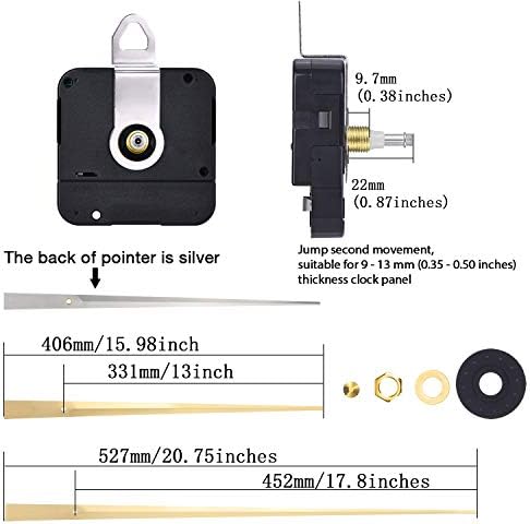 High Torque Gold Clock Movement