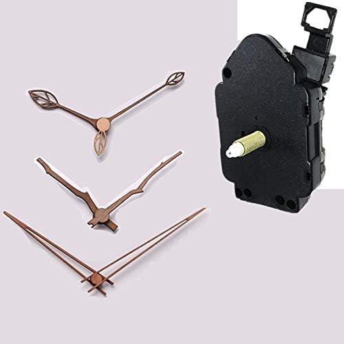 Delmitan Clock Parts Kit Wooden Hands for DIY Wall Clocks