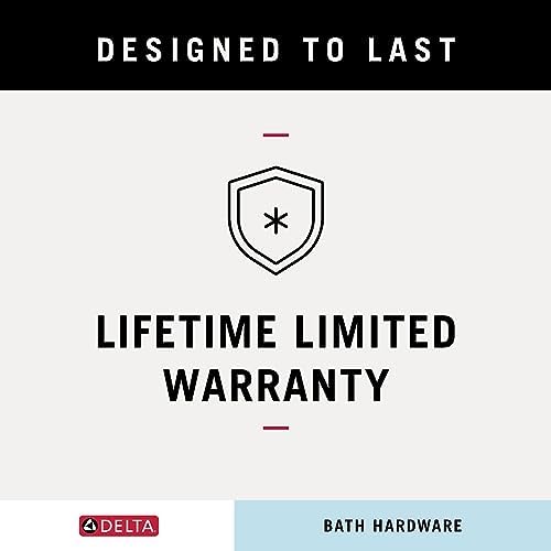 Delta Nicoli Bath Towel Holder Matte Black