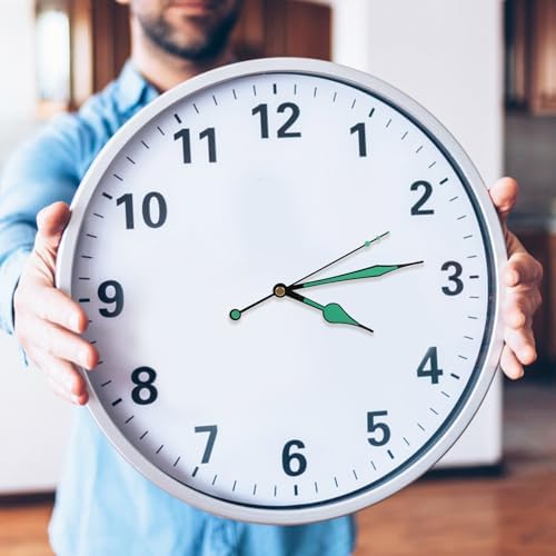 DOITOOL Wall Clock Replacement Movement Kit - Green