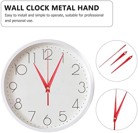 ULTOTECH Analog Wall Clock Hands Red Set of 10