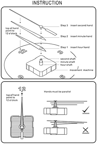 Silent Sure 8 Wall Clock Repair Kit by MLLEP
