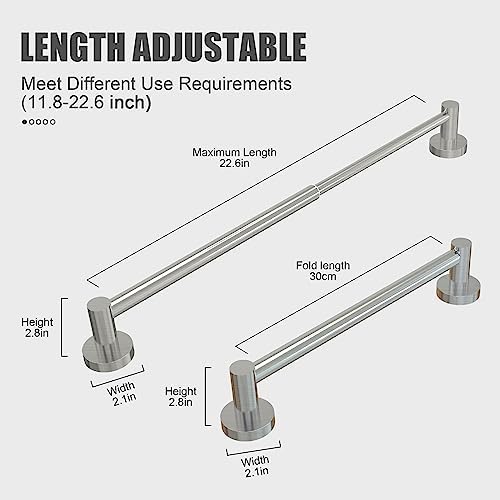 Adjustable 304 Stainless Steel Towel Holder US