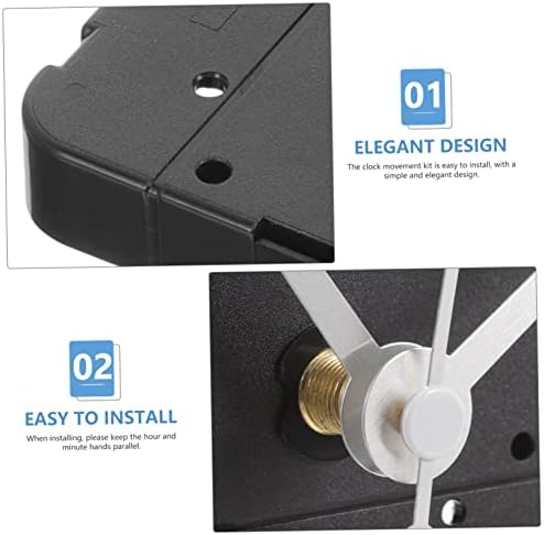 Manual Reverse Clock Mechanism for DIY Timepieces