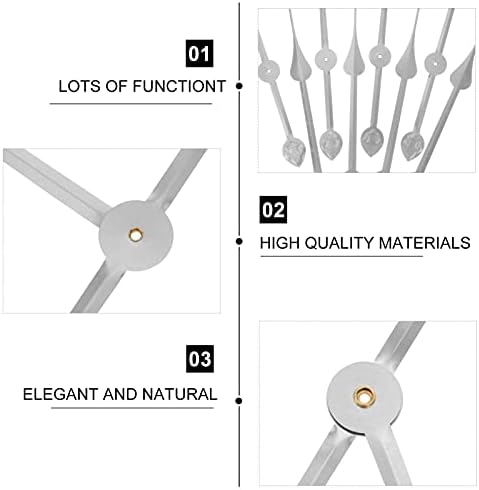 Durable Aluminum Clock Hand Replacement Set with Easy Installation