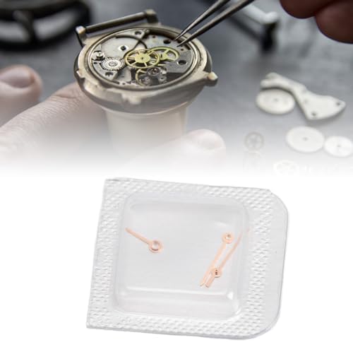 Sturdy Clock Movement Hands Set for Watch Repair with Rose Gold Finish