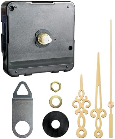 Gold Clock Kit - antique brass precision mechanism 8-pieces