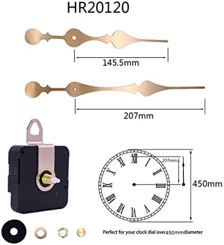 18inch Golden Wall Clock with Silent Movement