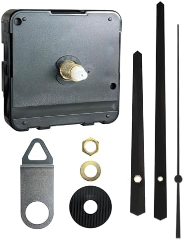 Black Modern Arm Clock Kit 11mm Motor Set