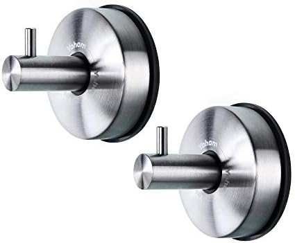 YOHOM Stainless Steel Vacuum Suction Cup Bathroom Shower Holder