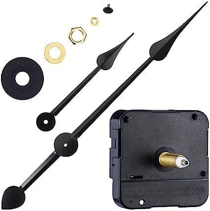 Wall Clock Repair Kit DIY Replacement Parts - Battery Operated Movement Replacement