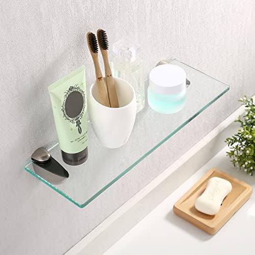Sturdy Tempered Glass Organizer Shelf