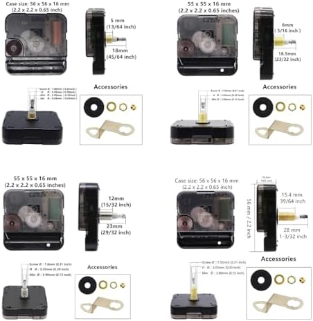 DIY Wall Clock Parts Set - Precision Timer for Home Office Use