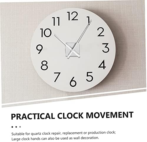 IWOWHERO Clock Mechanism Replacement Metal Plastic Kit for DIY Home Clock Replacement