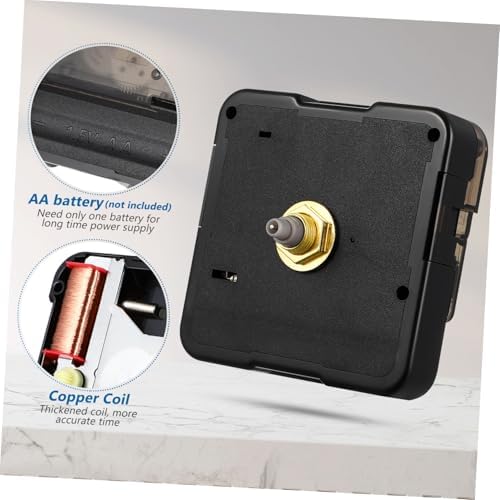 TOVINANNA Plastic and Quartz Clock Movement Replacement Part