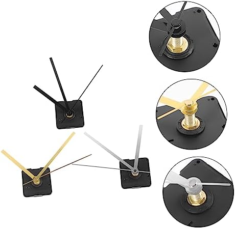 3 Sets Silent Clock Movement Mechanism DIY Clock Hands Kit Clock Parts Replacement