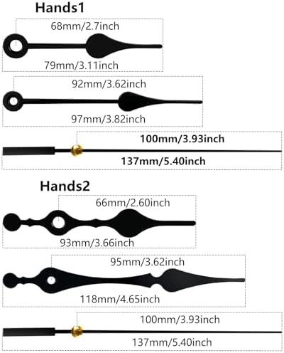 Reliable Clock Mechanism Replacement for DIY wall Clocks