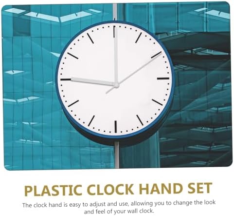 10 Set White Wall Clock Hands for DIY or Repair Use