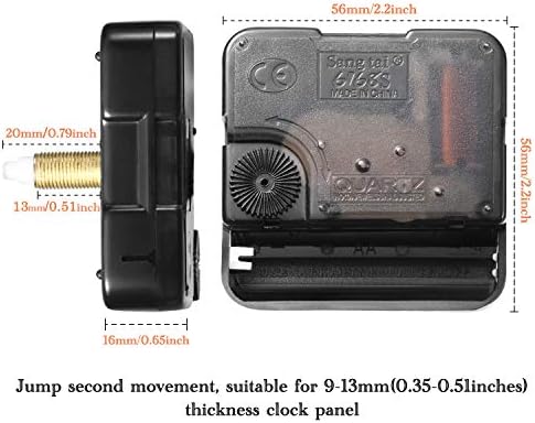 2-Piece Precision Clock Movement Mechanism