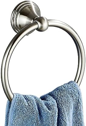 Bluebyrne Hand Towel Holder Brushed Nickel 1 Pack