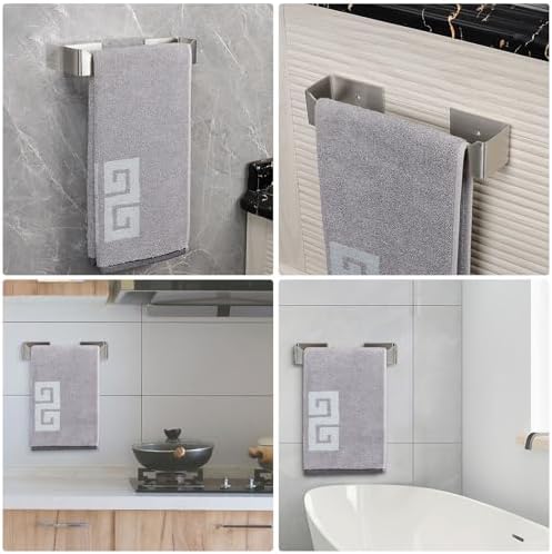 NearMoon Self-Adhesive Hand Towel Holder Rust-Resistant Towel Rack