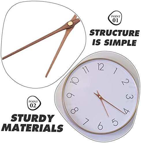 5-Set Wooden Clock Pointers for DIY Enhancement