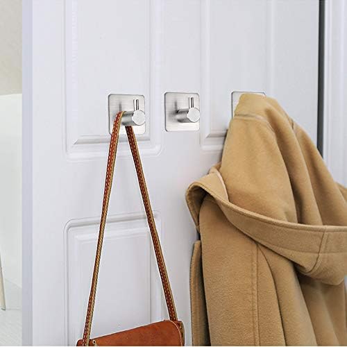 Sturdy Durable Adhesive Hooks for Bathroom Bedroom Storage