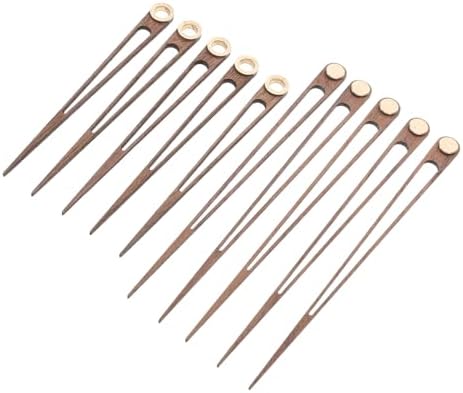 IWOWHERO 5 Set Wooden Clock Hands Kit for Long Shaft Clocks