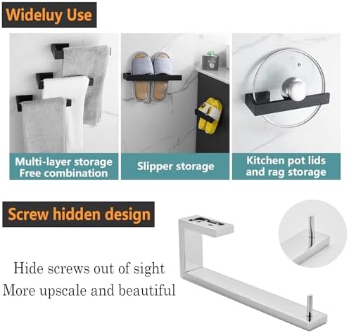 Hand Towel Holder Rust-Proof Modern Design