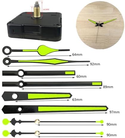 TOPFROP Wall Clock Mechanism - Perfect for Watches and Repairs