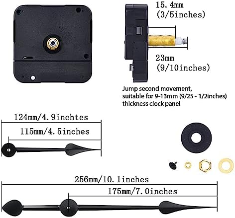 Wall Clock Repair Kit DIY Replacement Parts - Battery Operated Movement Replacement