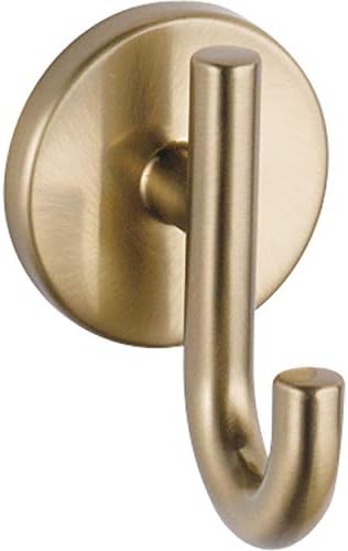 Durable Single Towel Hook in Champagne Bronze